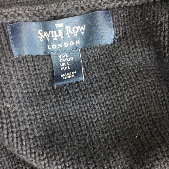 The Savile Row Company Cardigan Sweater - Picture 2 of 6